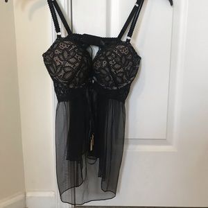 VS Black Lace Lingerie